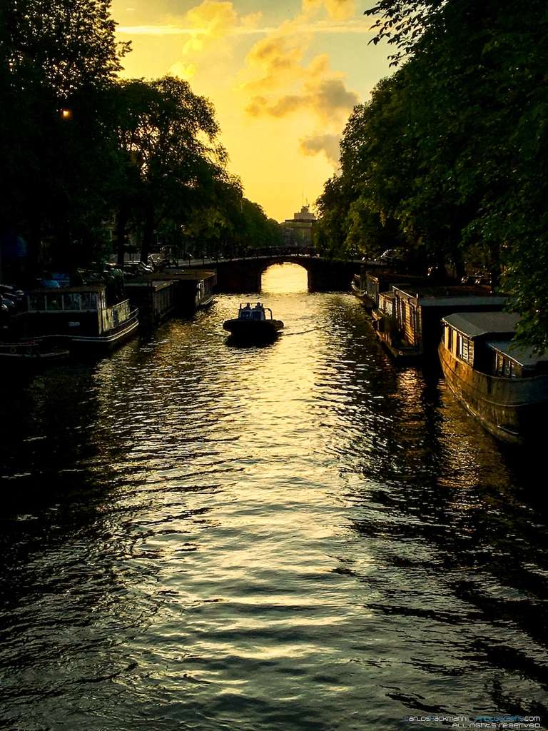 Dutch Canal at amsterdam