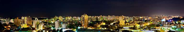 panorama city night shot