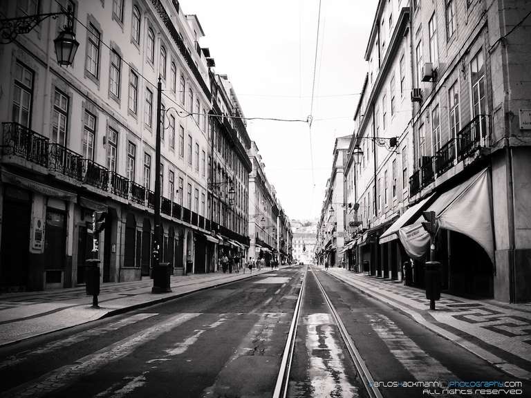  empty street surrounded by buildings